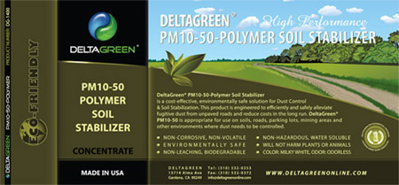 PM10-50-Polymer Soil Stabilizer Label